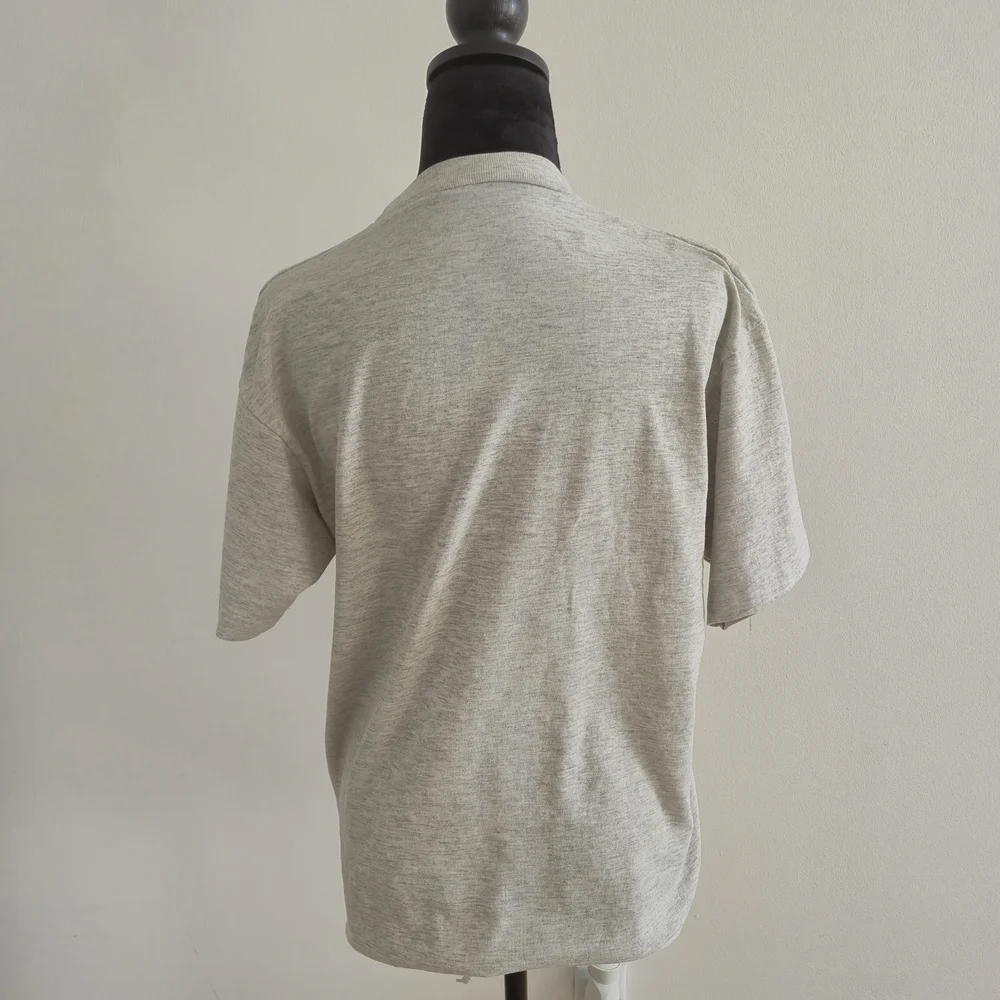 Vintage 1997 French Graphic Tee | Patient Cartoon Grey Marl - Picture 4 of 12